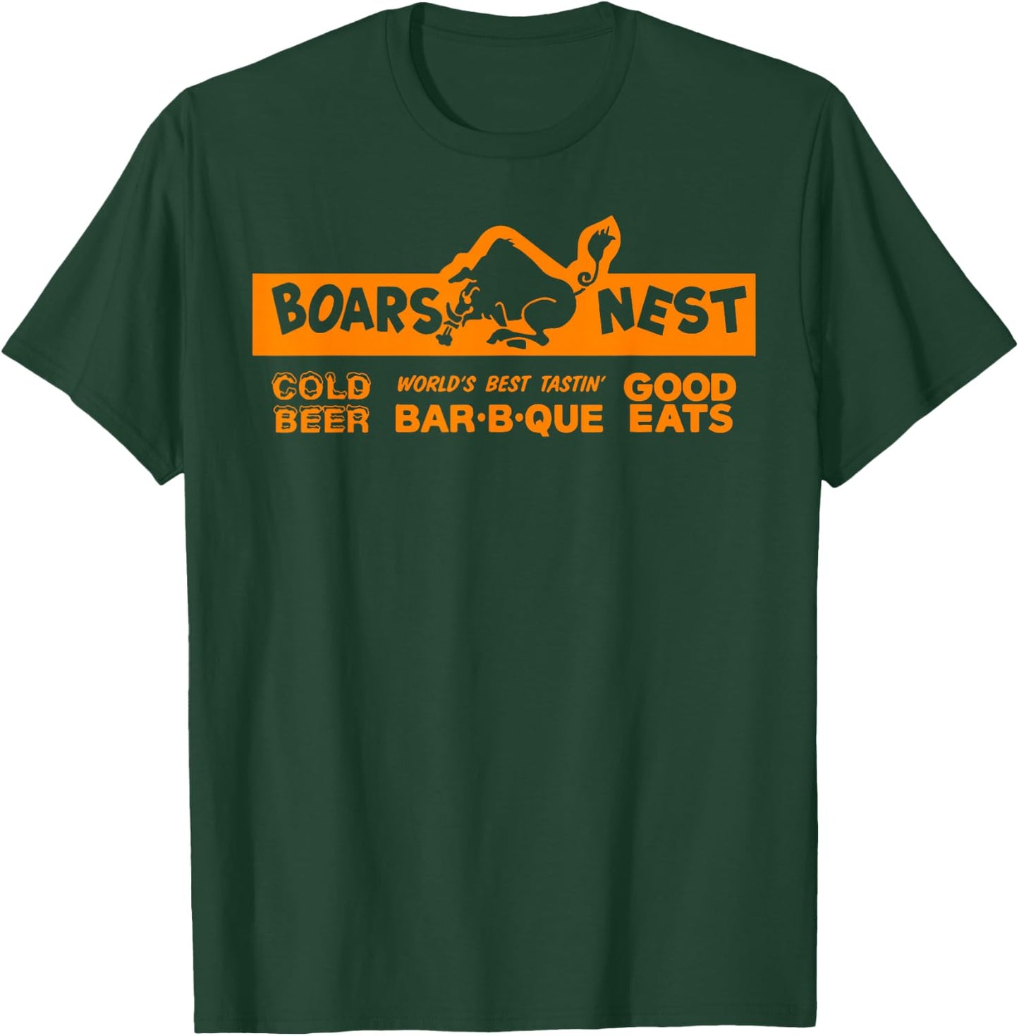 Cold Beer, good eat Boars Nest , Women T-Shirt - T-Shirt | Forest