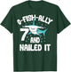 O-Fish-Ally 7 Year Old Shark 7th Birthday Boy Hammer Shark T-Shirt - T-Shirt | Forest