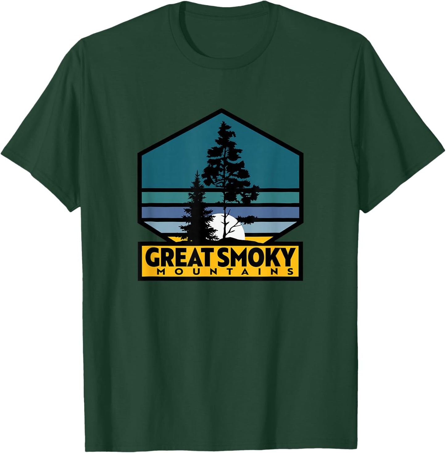 Great Smoky Mountains National Park Pines T-Shirt - T-Shirt | Forest