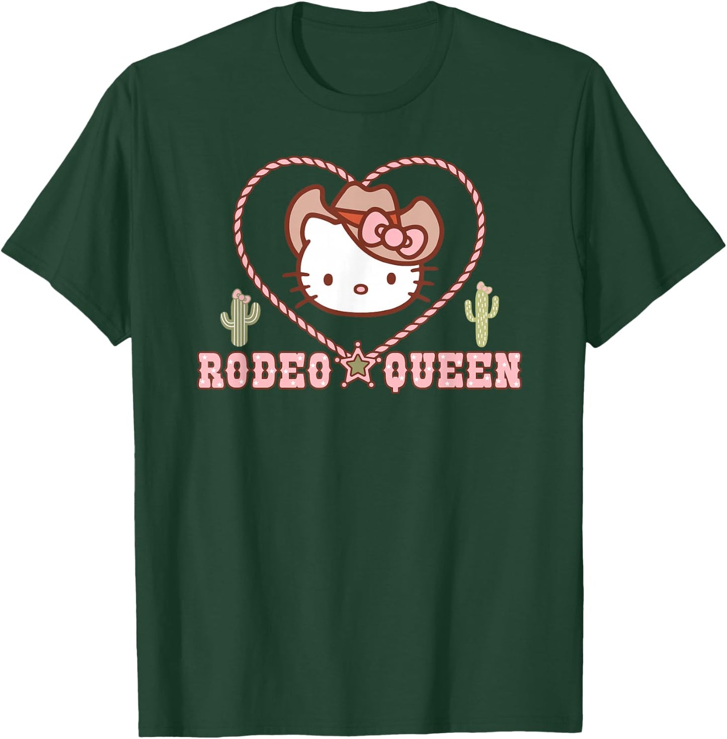 Hello Kitty Rodeo Queen T-Shirt - T-Shirt | Forest
