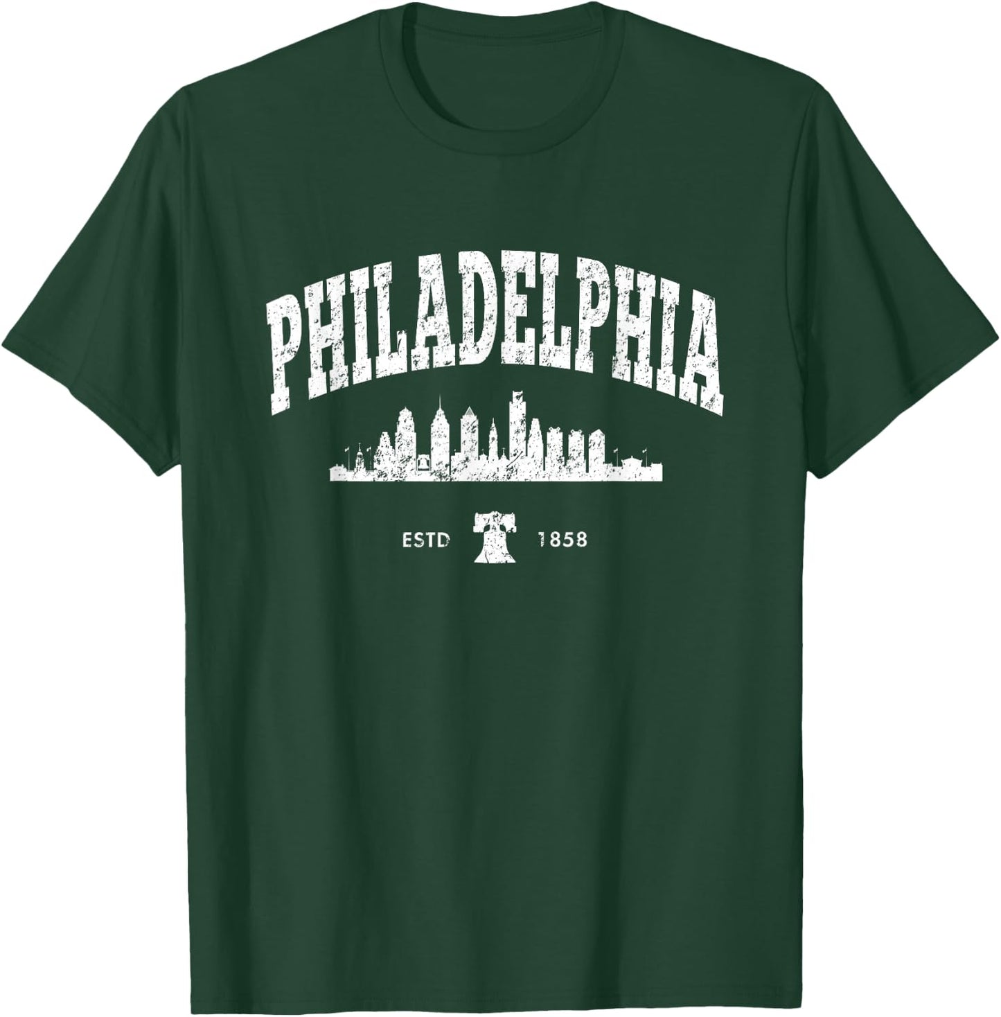 Philadelphia Shirt City of Brotherly Love PA Vintage Philly T-Shirt - T-Shirt | Forest