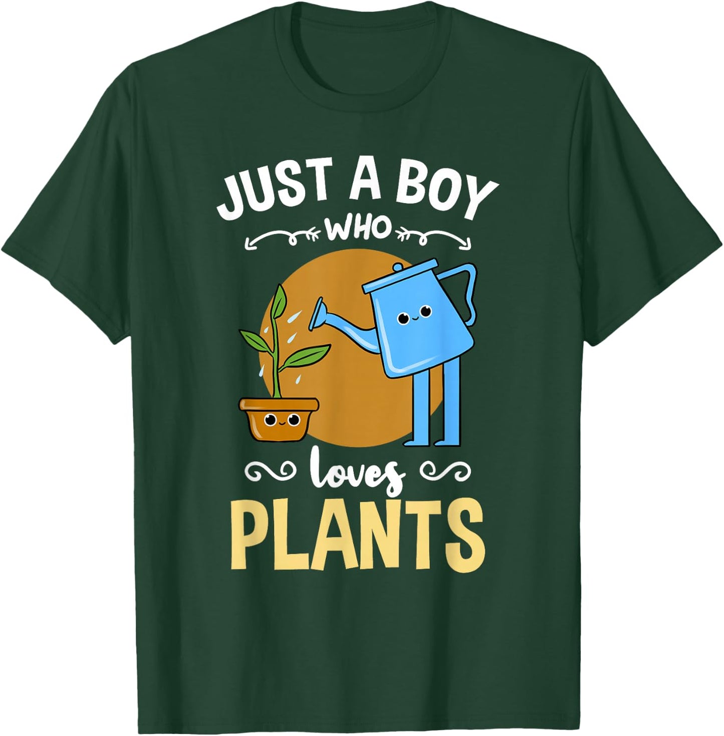 Just A Boy Who Loves Plants T-Shirt - T-Shirt | Forest