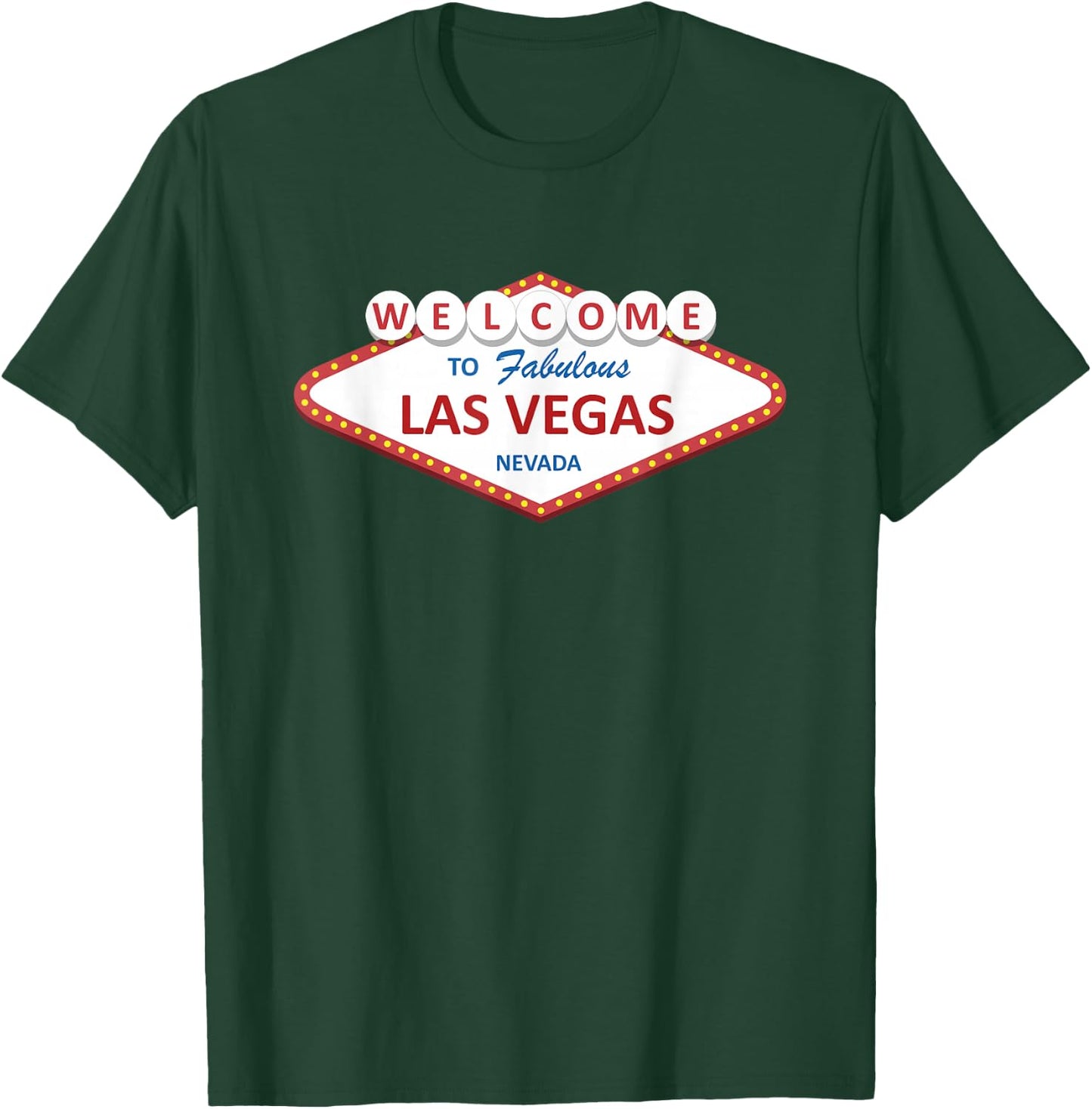 Las Vegas - Nevada - Aesthetic Design - Classic T-Shirt - T-Shirt | Forest