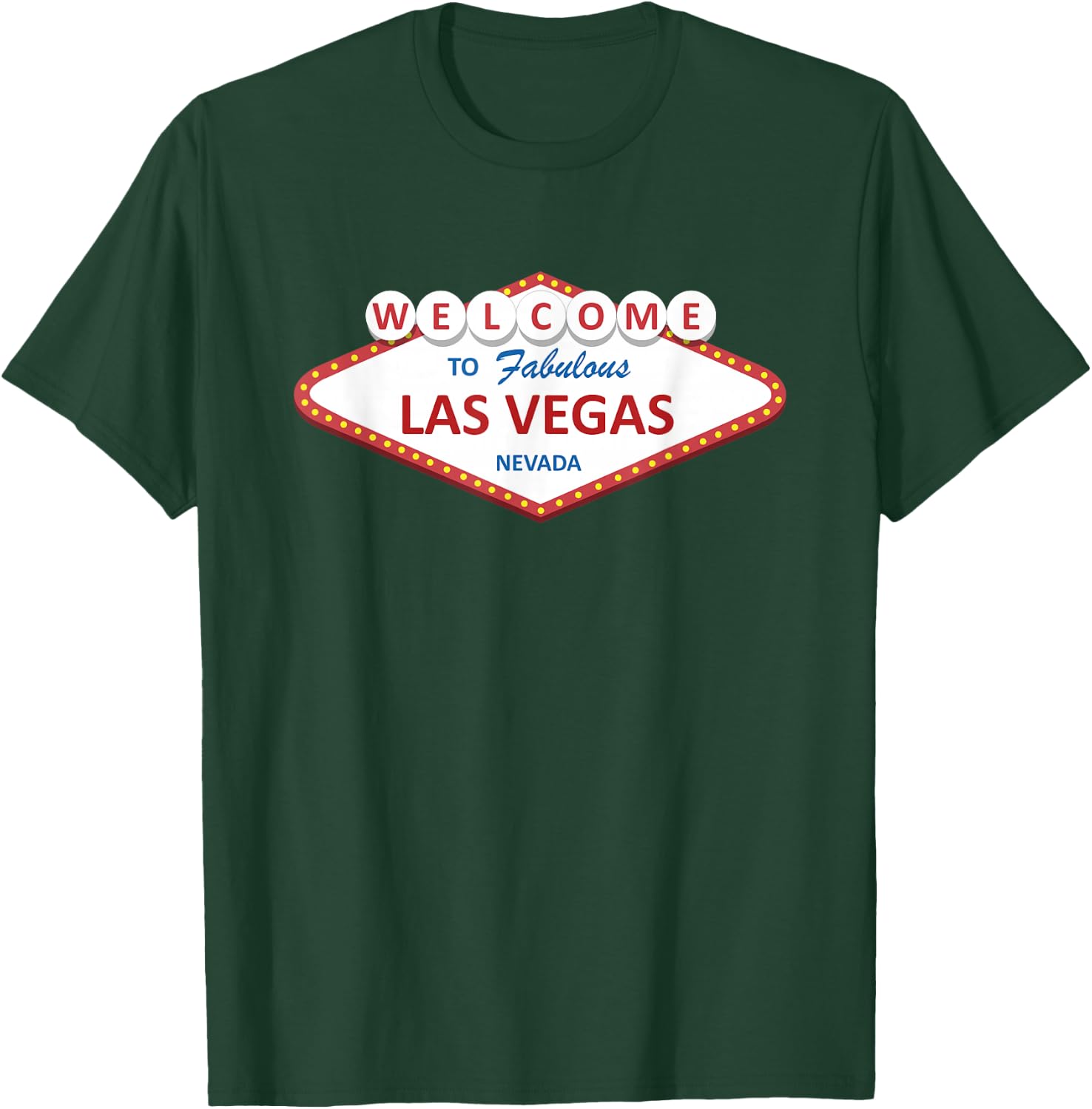Las Vegas - Nevada - Aesthetic Design - Classic T-Shirt - T-Shirt | Forest