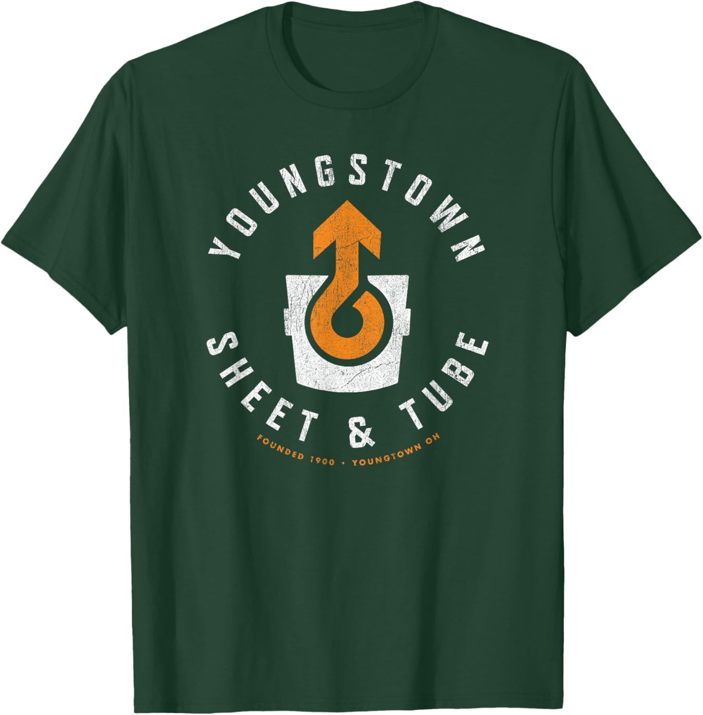 Hometown Pride - Youngstown Sheet and Tube Vintage T-Shirt - T-Shirt | Forest