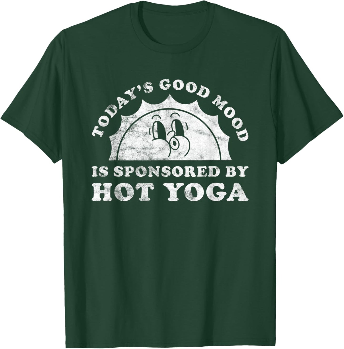 Funny Cute Retro Vintage Hot Yoga T-Shirt - T-Shirt | Forest