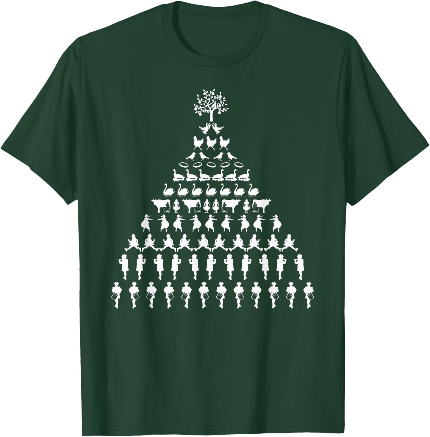 12 Days Of Christmas T-Shirt - T-Shirt | Forest