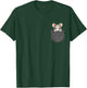 Mouse in Pocket T-Shirt - T-Shirt | Forest