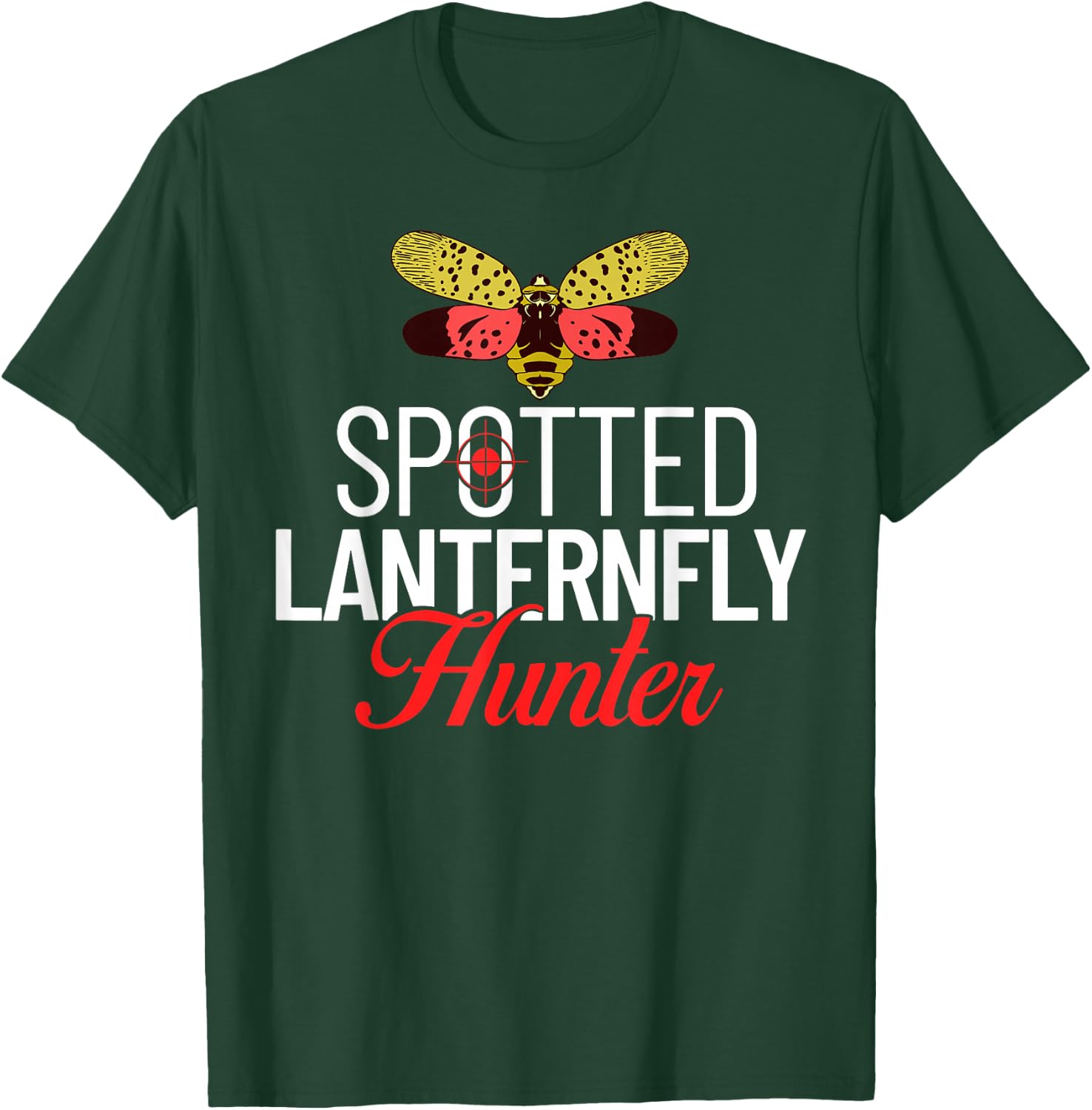 Spotted Lanternfly Trap Insect Spray Lantern Fly T-Shirt - T-Shirt | Forest
