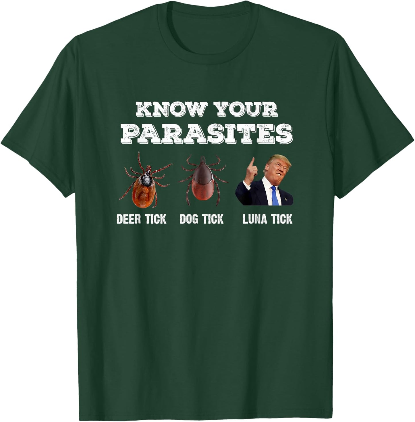 Know Your parasites - Funny Anti Trump T-Shirt - T-Shirt | Forest