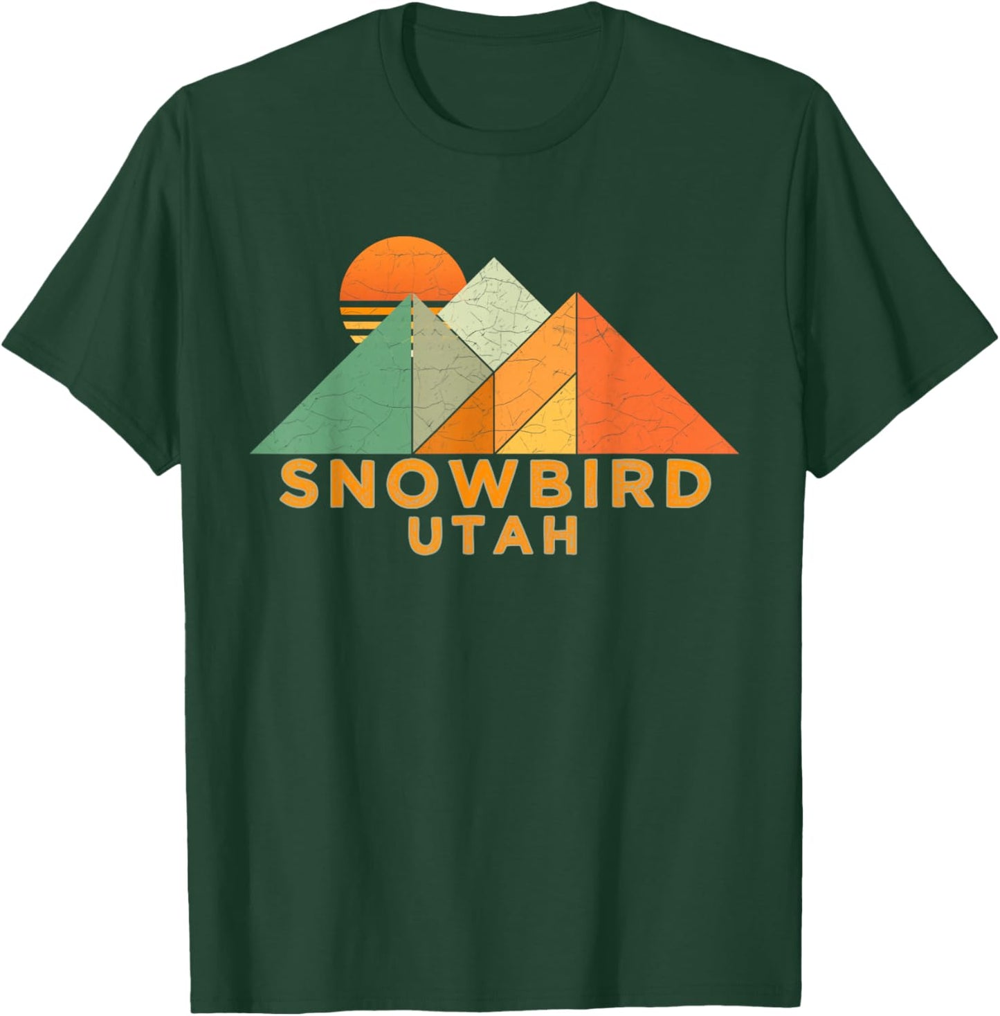 Retro Vintage Snowbird T-Shirt - T-Shirt | Forest