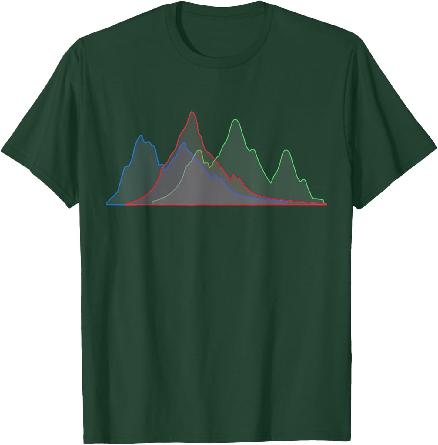 Histogram Photography T-Shirt - T-Shirt | Forest