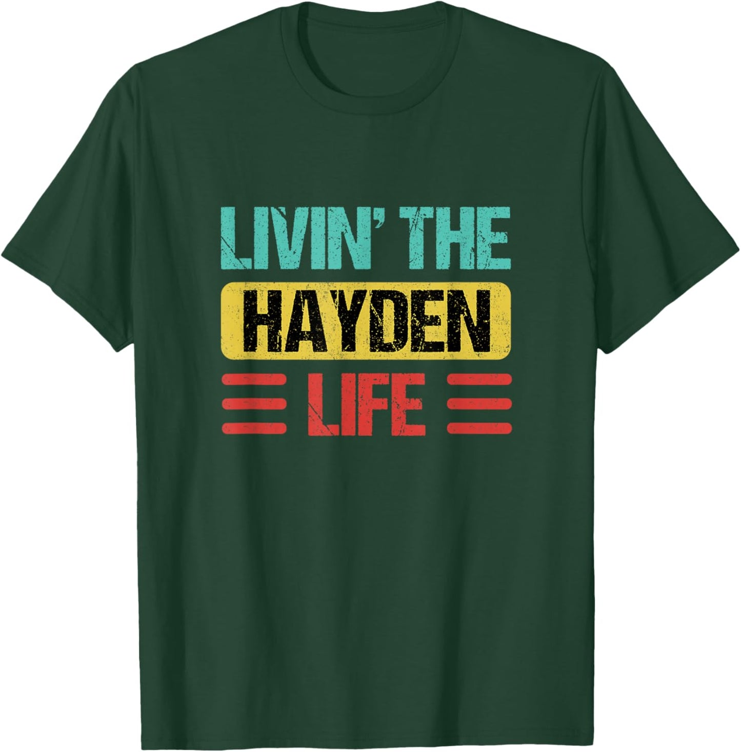 Hayden Name T-Shirt - T-Shirt | Forest