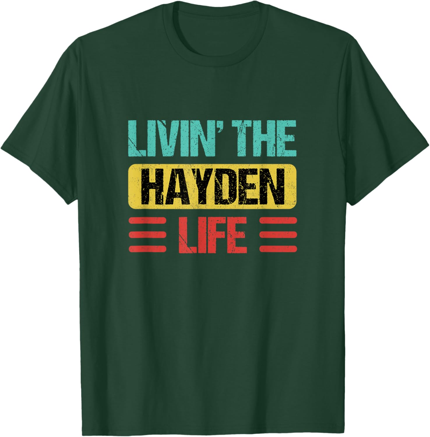 Hayden Name T-Shirt - T-Shirt | Forest
