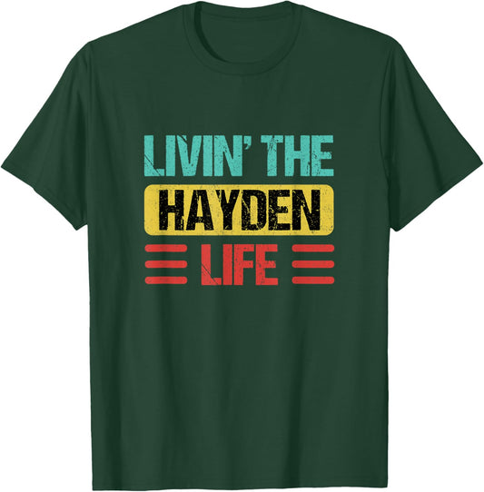 Hayden Name T-Shirt - T-Shirt | Forest