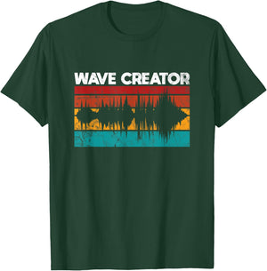 Sound designer wave creator funny audio engineer T-Shirt - T-Shirt | Forest