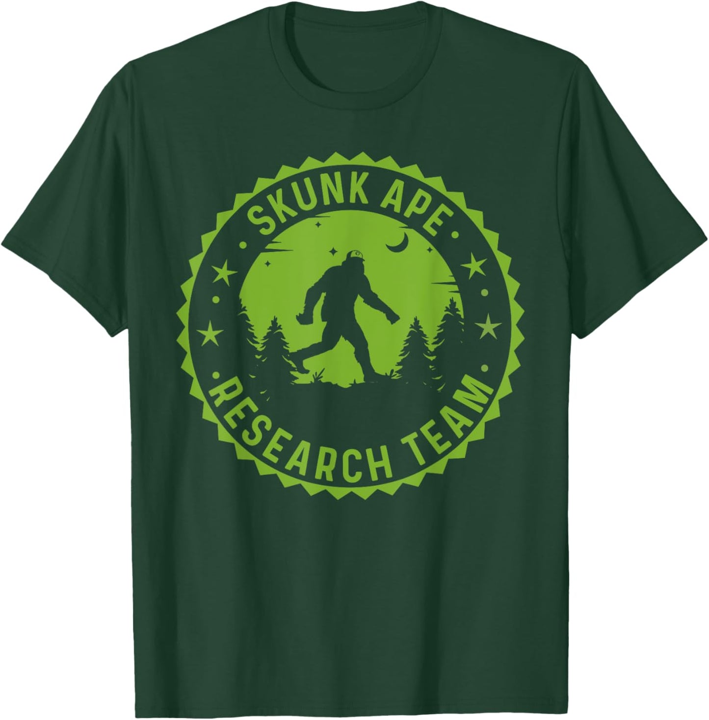 Skunk Ape Shirt Bigfoot Shirt Funny Bigfoot shirts Bigfoot T-Shirt - T-Shirt | Forest