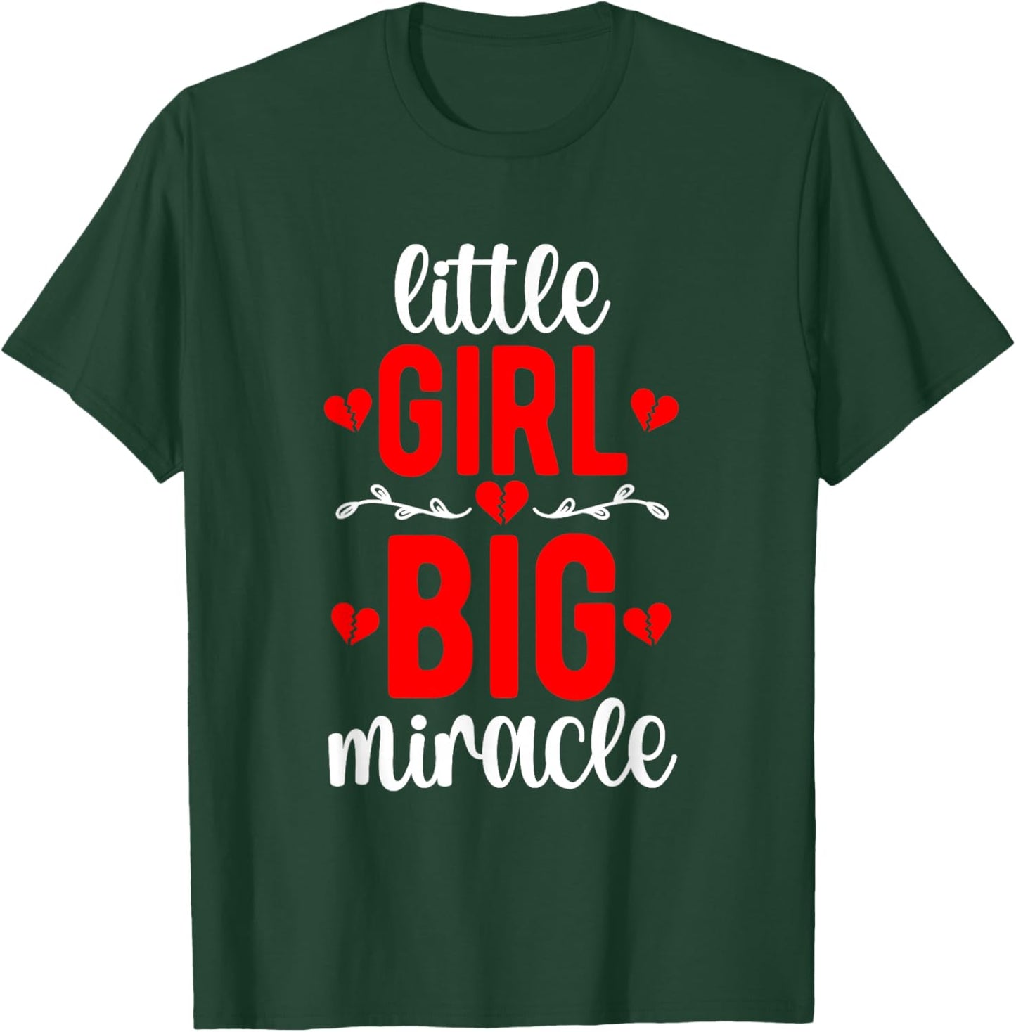 Little Girl CHD Warrior Congenital Heart Disease T-Shirt - T-Shirt | Forest