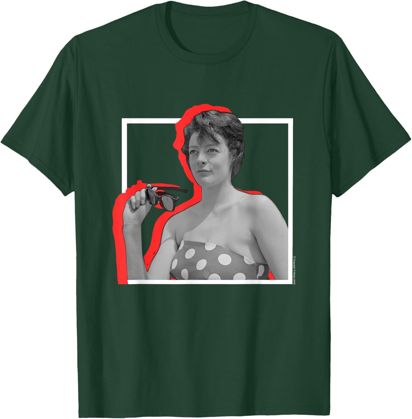 TV Times Maggie Smith Retro Frame T-Shirt - T-Shirt | Forest