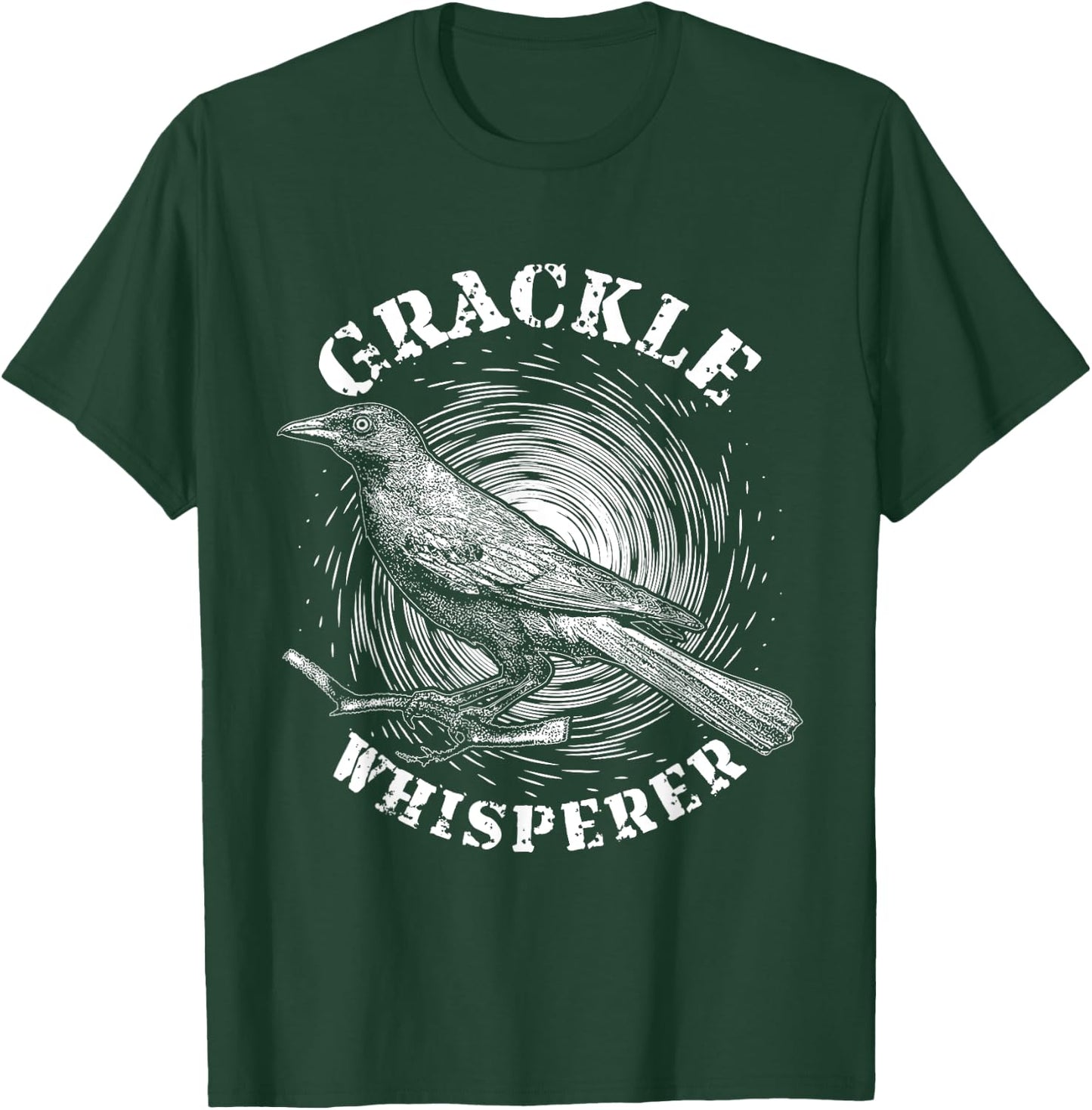 Blackbird Grackle Whisperer Design for Birdwatcher T-Shirt - T-Shirt | Forest