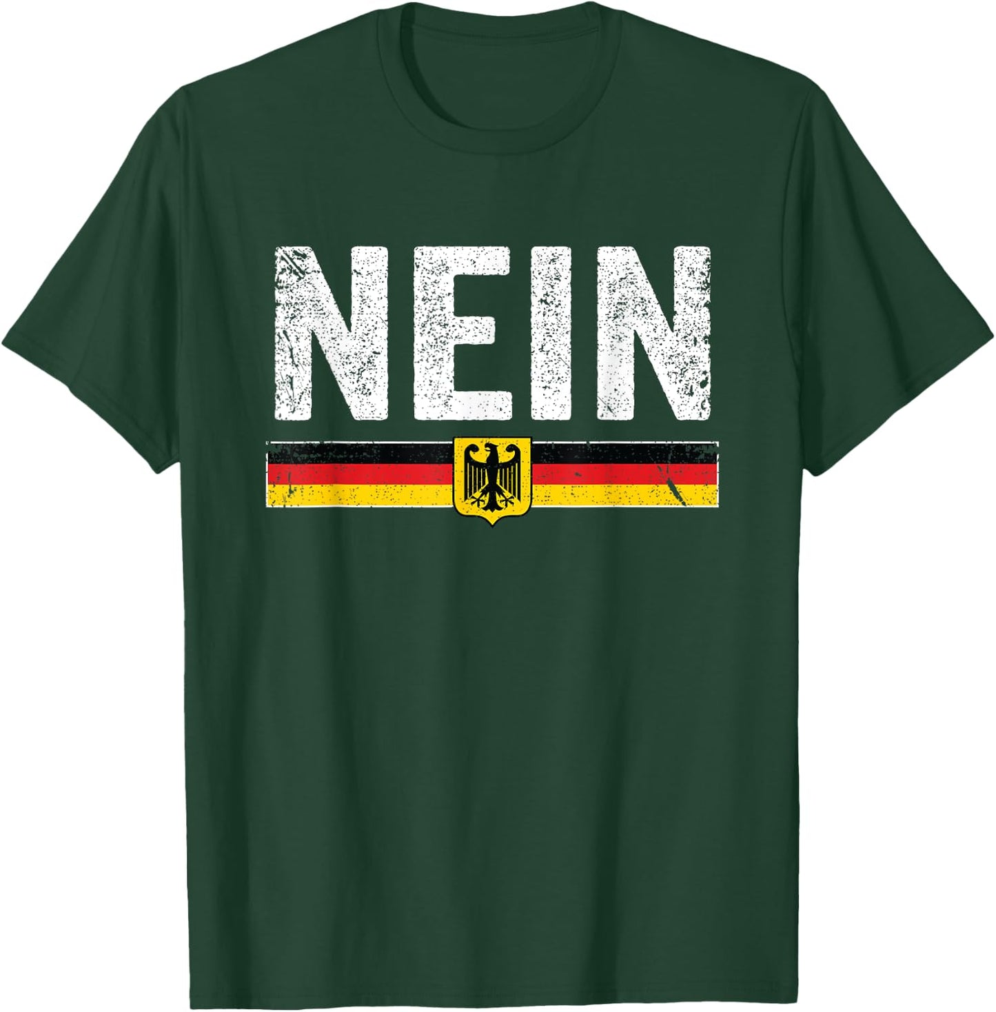 Oktoberfest Nein Shirt Vintage Germany Flag T-Shirt - T-Shirt | Forest