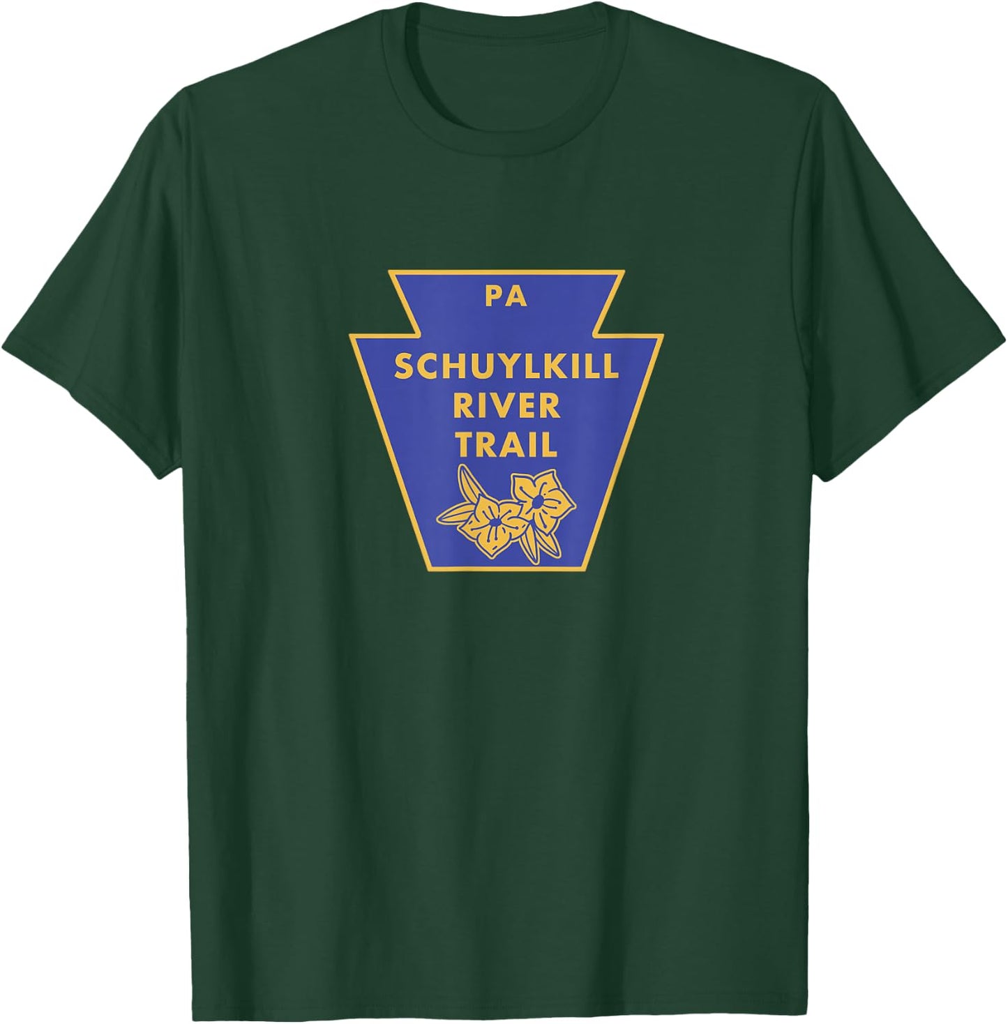 Schuylkill River Trail PA Pennsylvania Keystone Hiking T-Shirt - T-Shirt | Forest