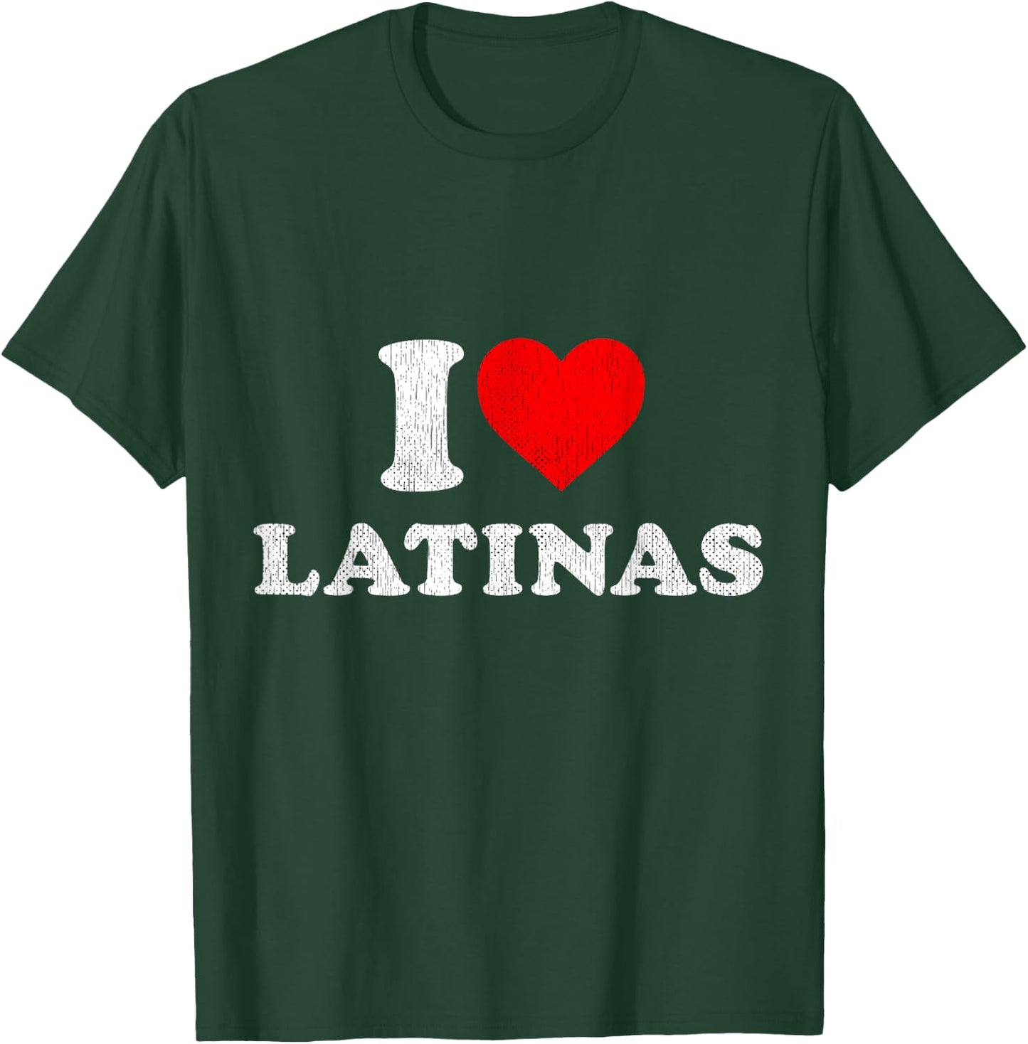 Retro I Heart Latinas Clothing I Love Latinas T-Shirt - T-Shirt | Forest