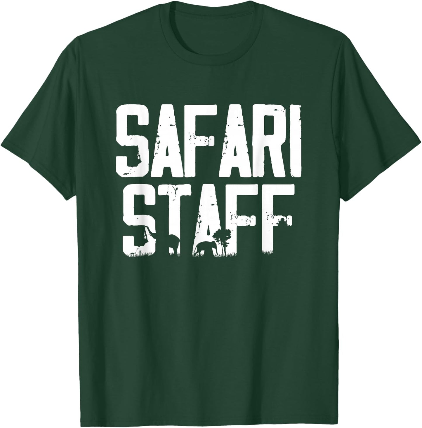 Safari Tour Guide African Safari Squad Zoo Safari Staff T-Shirt - T-Shirt | Forest