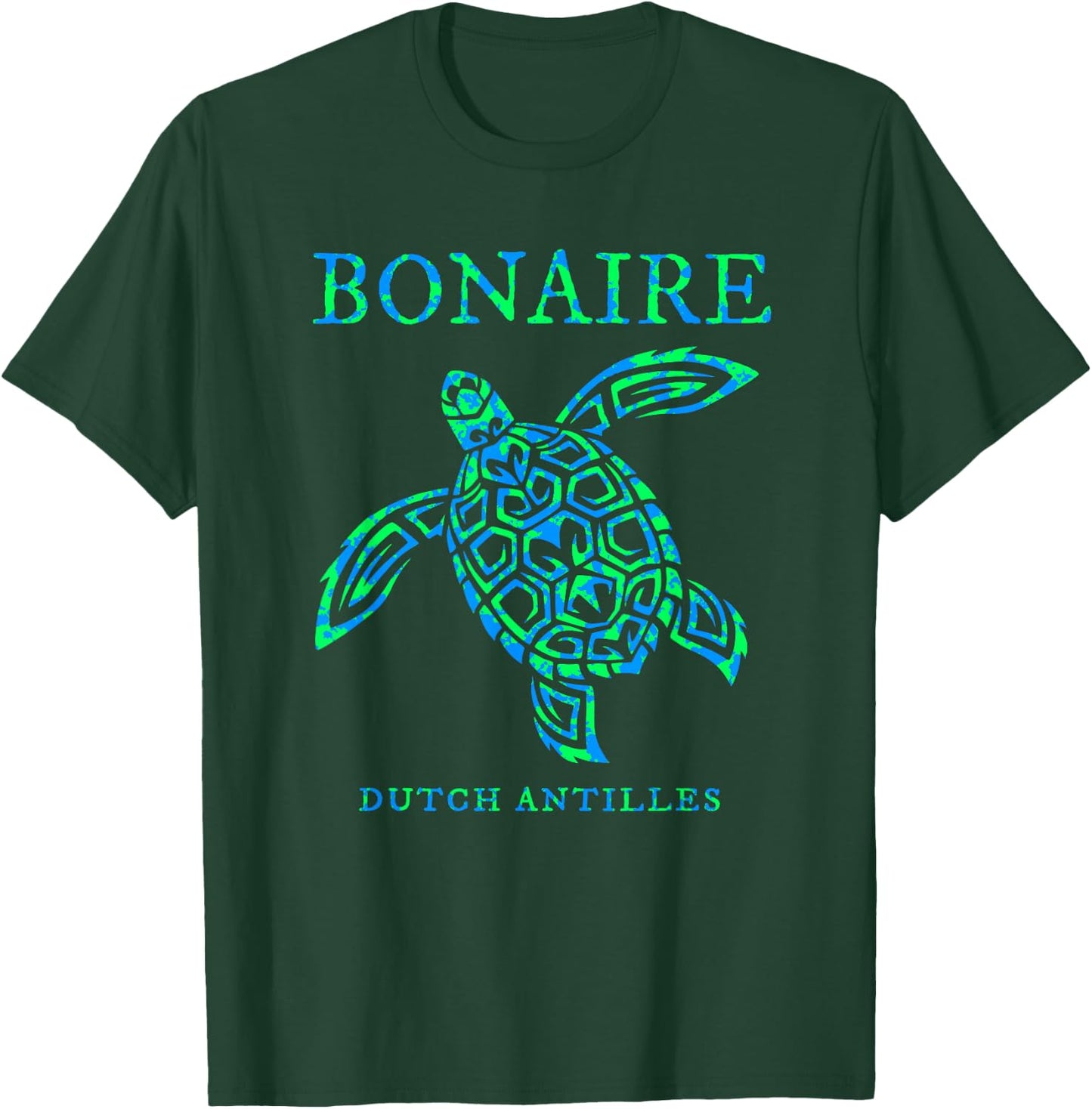 Bonaire Sea Turtle Boys Girls Toddler T-Shirt - T-Shirt | Forest