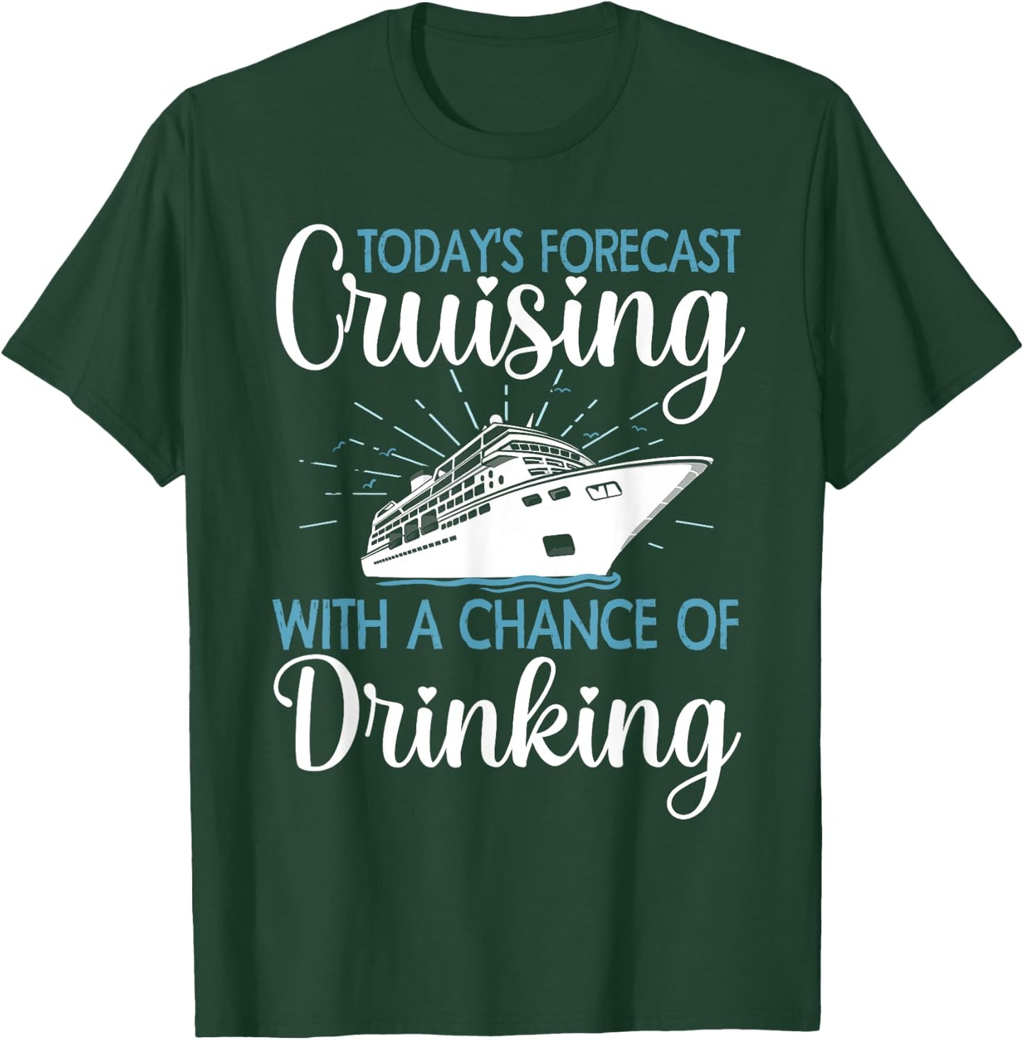 Cool Cruising Women Family Cruise Vacation Lover T-Shirt - T-Shirt | Forest