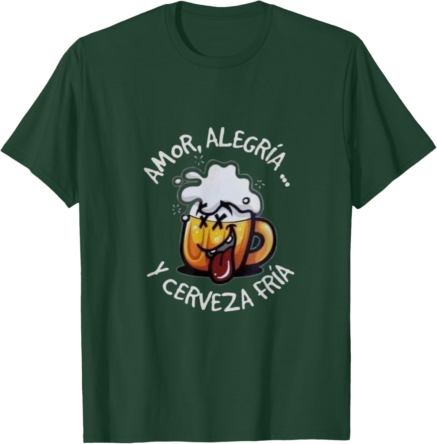 Love, Joy and Cold Beer, Summer 2023 T-Shirt - T-Shirt | Forest
