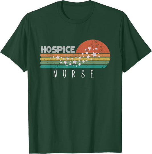 Hospice Nurse Appreciation Hospice Nursing School Graduation T-Shirt - T-Shirt | Forest
