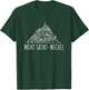 Mont Saint-Michel France Normandy Europe Vacation Souvenir T-Shirt - T-Shirt | Forest