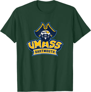 UMass Dartmouth Corsair | Official Licensed NCAA | PPMASD03 T-Shirt - T-Shirt | Forest
