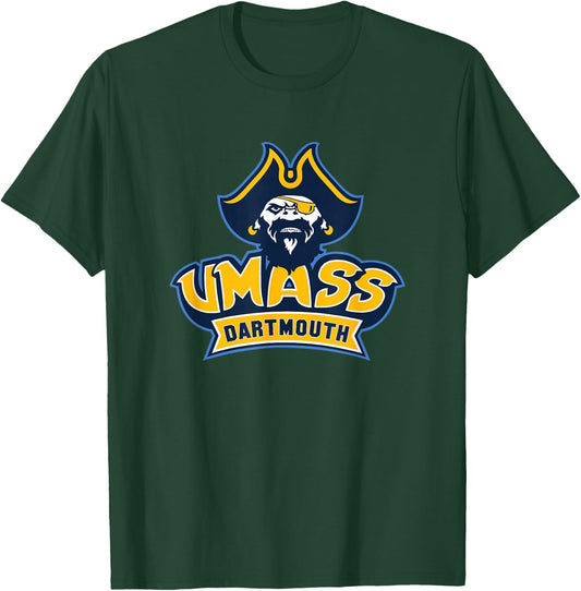 UMass Dartmouth Corsair | Official Licensed NCAA | PPMASD03 T-Shirt - T-Shirt | Forest