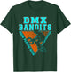 BMX Bandits High Flying Ride To Adventure | Cycling Cyclist T-Shirt - T-Shirt | Forest