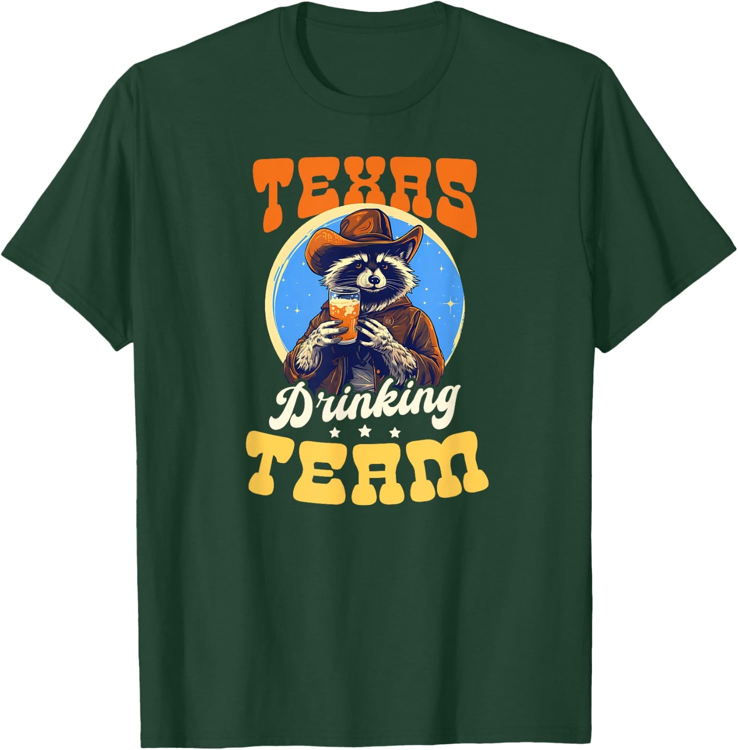 Texas Drinking Team Design Texas Lover T-Shirt - T-Shirt | Forest