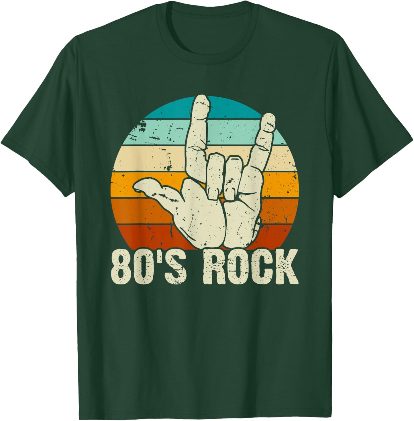 Vintage Retro 80's Rock Band T-Shirt - T-Shirt | Forest