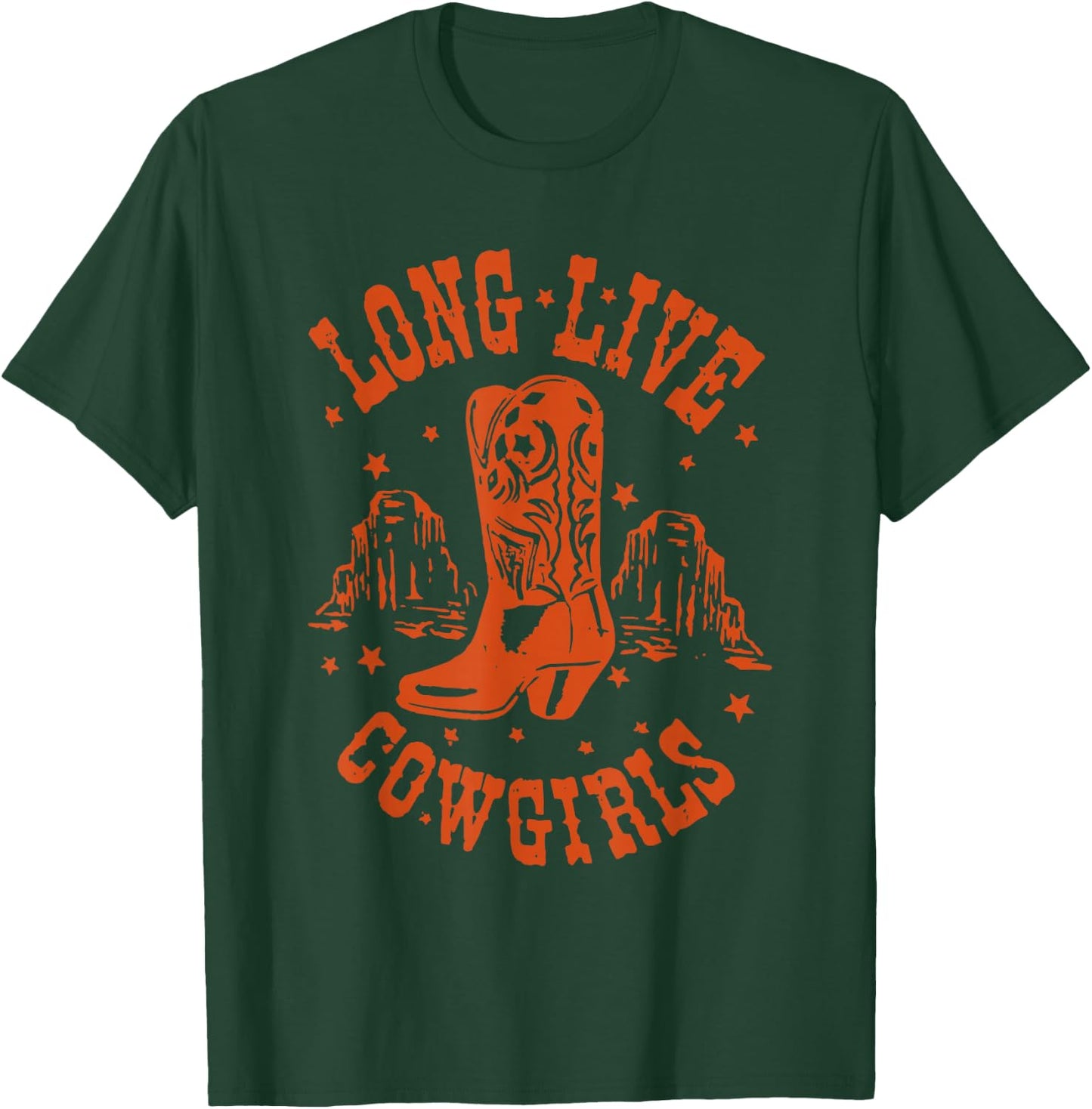 Long Live Howdy Rodeo Western Country Southern Cowgirls T-Shirt - T-Shirt | Forest