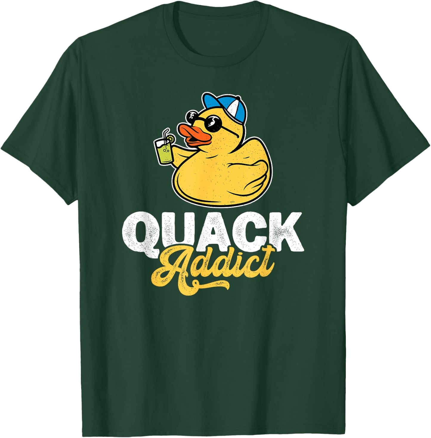 Quack Addict Funny Duck Lover Duck Owner T-Shirt - T-Shirt | Forest