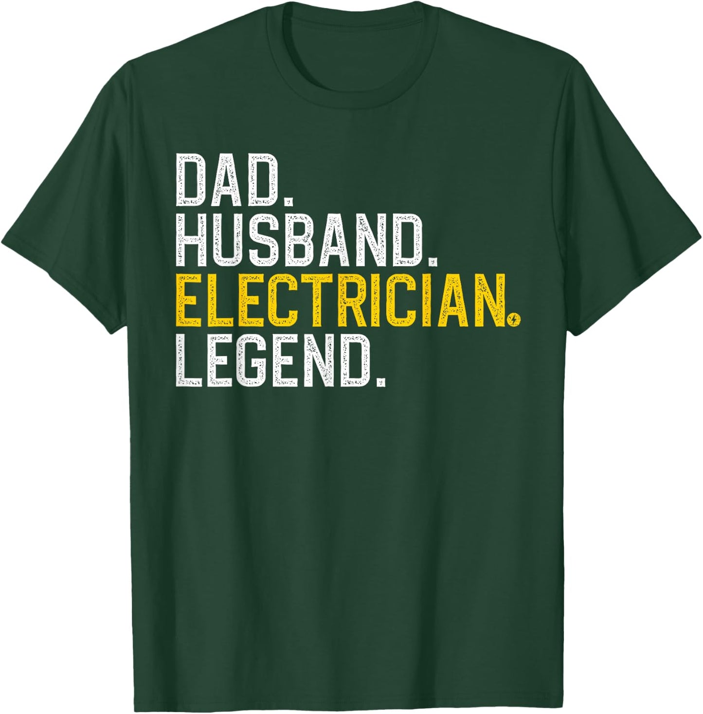 Cool Electrician For Dad Husband Professional Electrician T-Shirt - T-Shirt | Forest