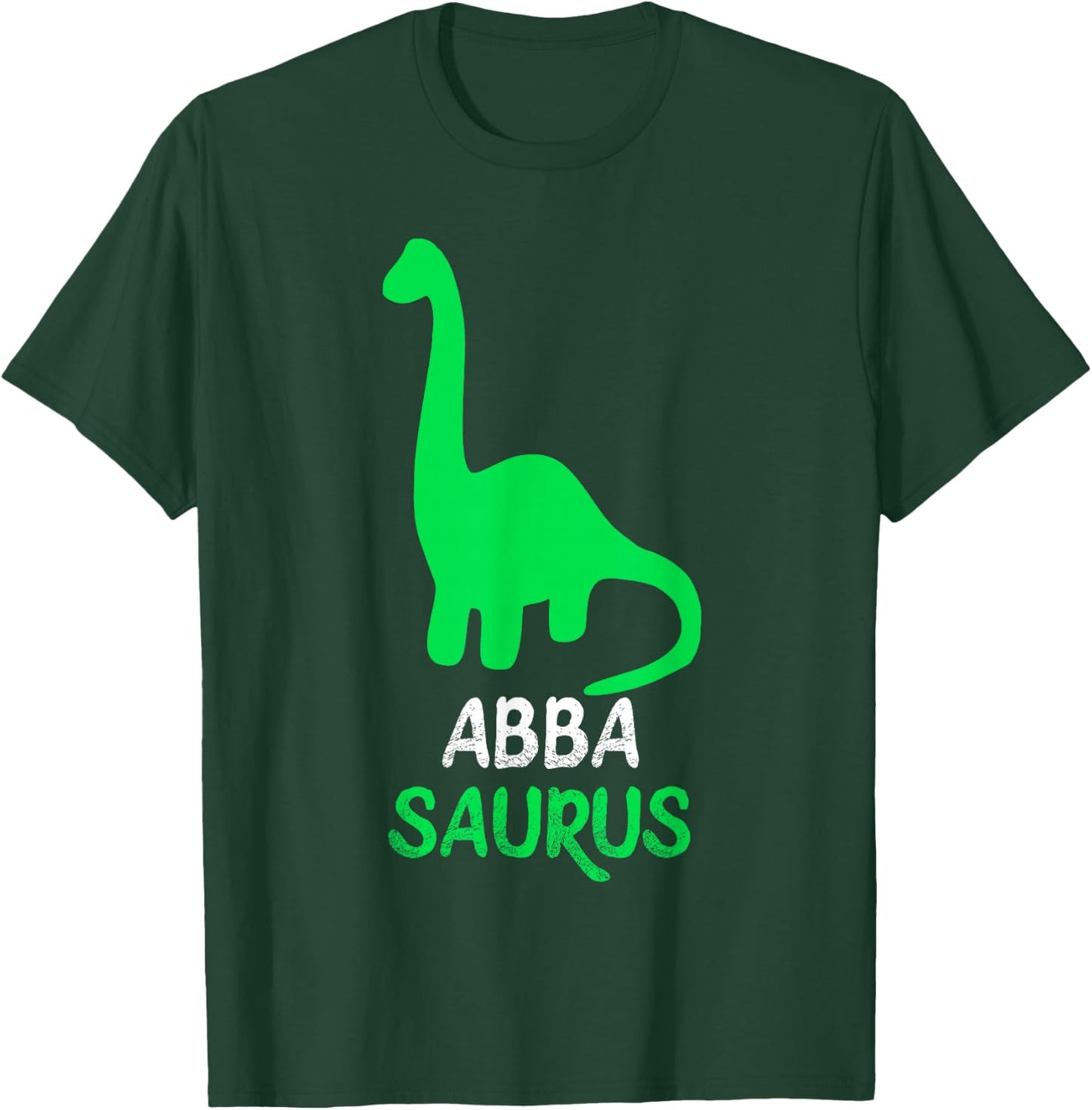 Abba-Saurus Funny Dino Dinosaur AbbaSaurus T-Shirt - T-Shirt | Forest
