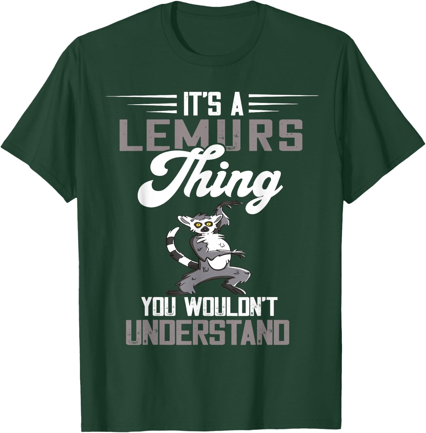 Lemur Animal Thing Funny Lemur Lover Cute Lemur Monkey T-Shirt - T-Shirt | Forest