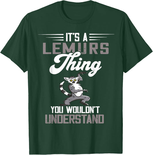 Lemur Animal Thing Funny Lemur Lover Cute Lemur Monkey T-Shirt - T-Shirt | Forest
