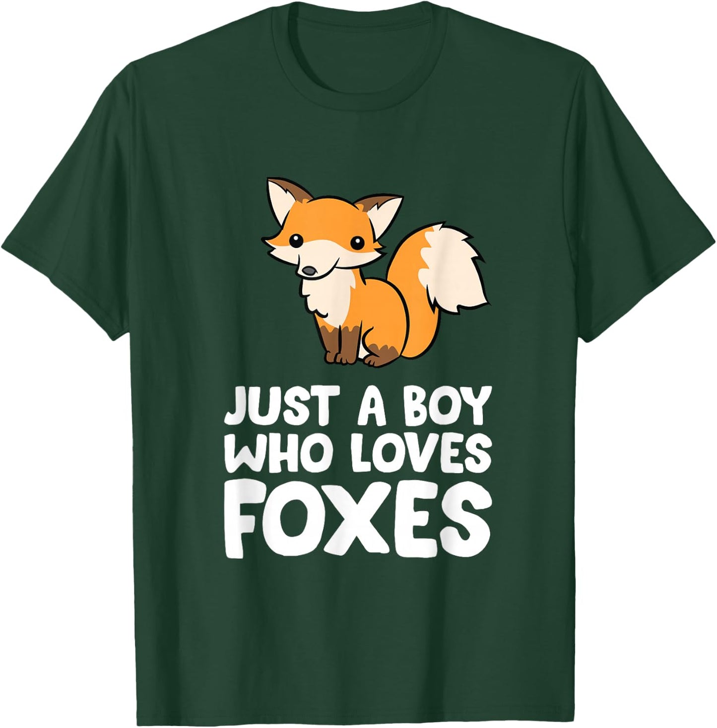 Just a Boy Who Loves Foxes T-Shirt - T-Shirt | Forest