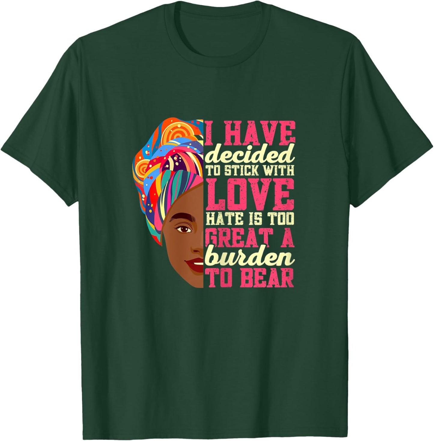 Black History Month Martin Luther King Day T-Shirt - T-Shirt | Forest