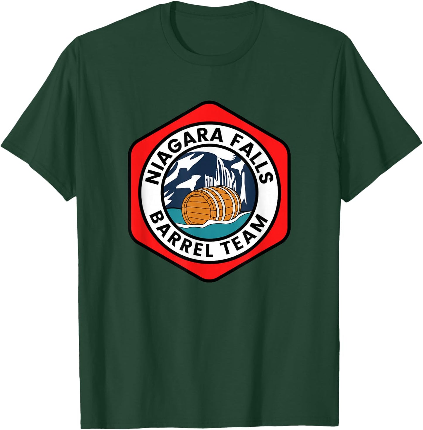 Niagara Falls Barrel Team T-Shirt - T-Shirt | Forest