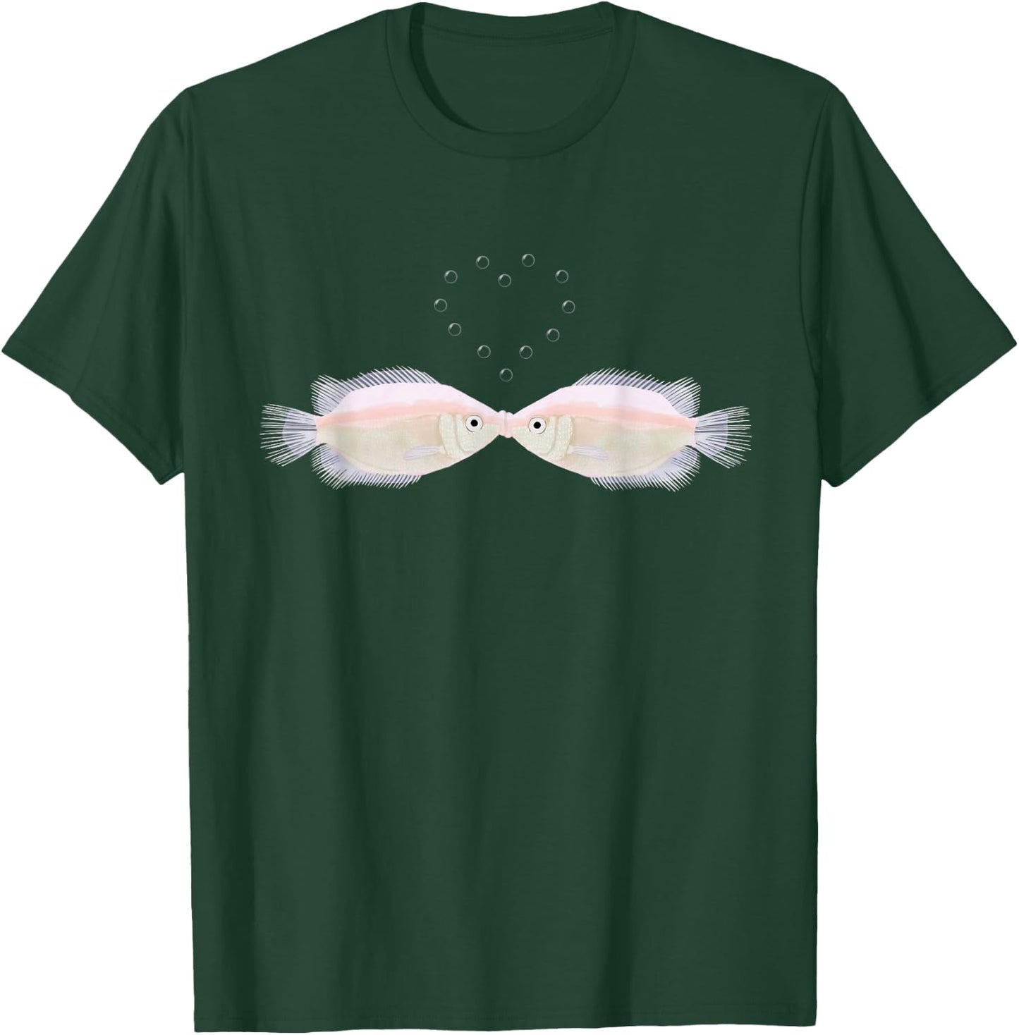 Kissing Fish T-Shirt - T-Shirt | Forest
