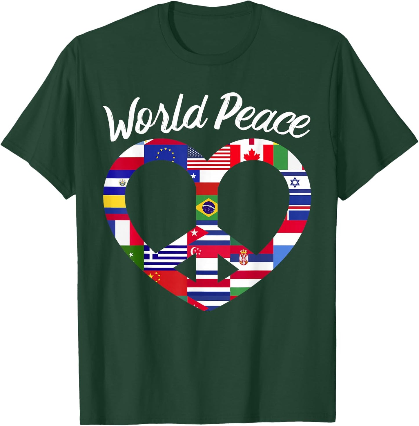 World Peace United Countries International Day Of Peace T-Shirt - T-Shirt | Forest