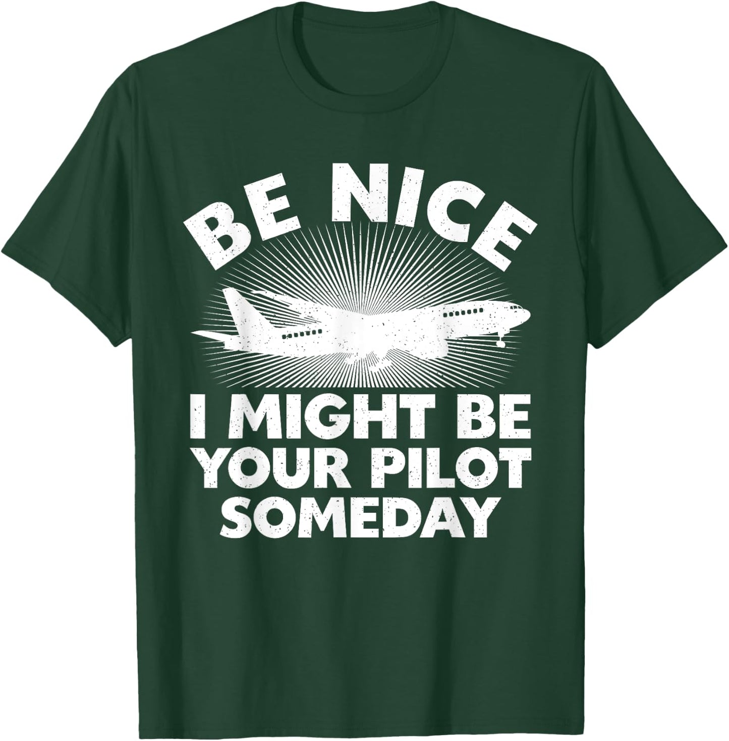 Funny Pilot Design Women Aviation Airplane Pilot T-Shirt - T-Shirt | Forest